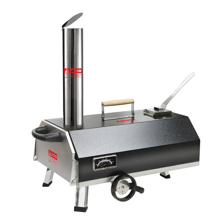 Streamdale Portable Wood-Fired Pizza Oven with Stone