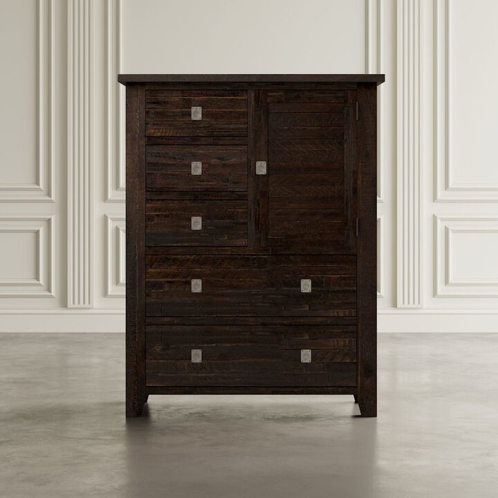 Jofran Kona Grove Distressed Rustic Solid Acacia Chest of Drawers