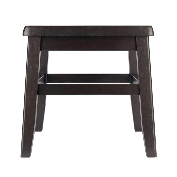 Winsome Home Kaya Conductor Stool - Coffee Finish, 2-PC Set
