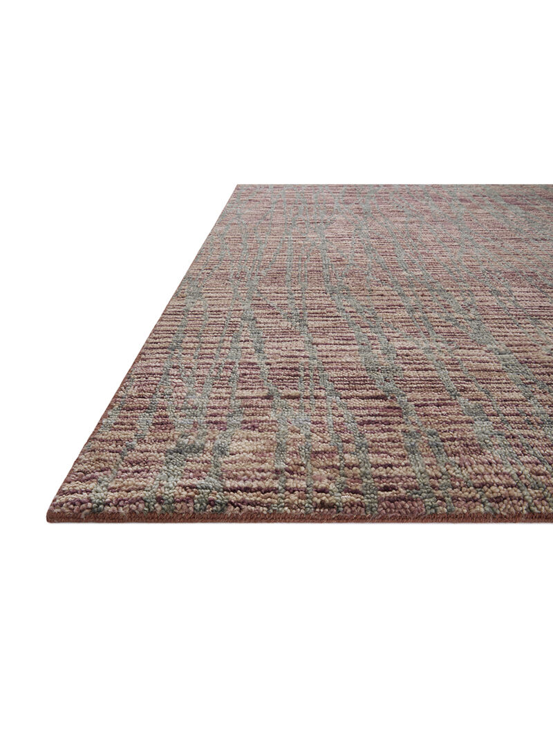 Daphne DAP04 Raspberry/Silver 4' x 6' Rug