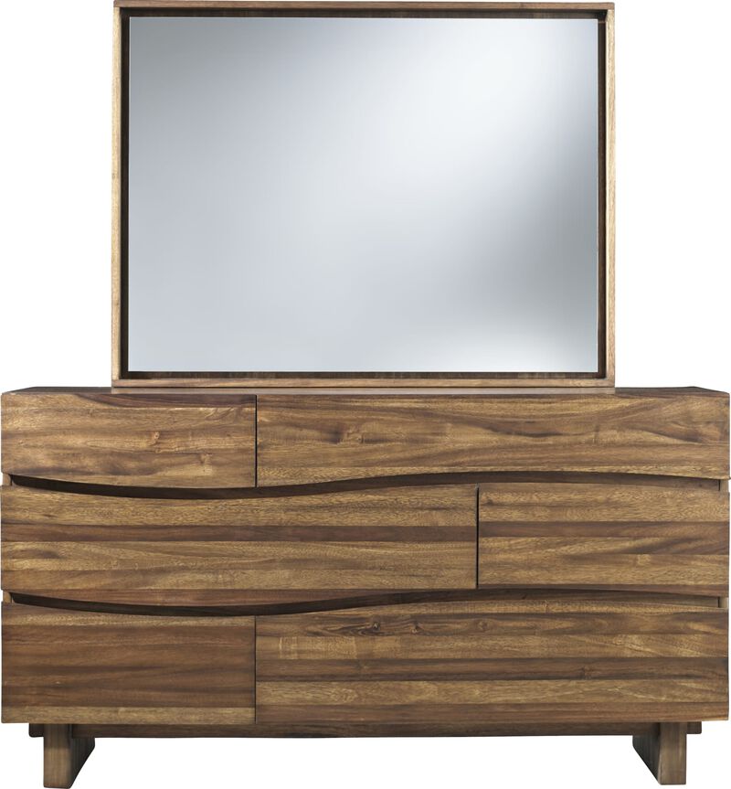 Ocean Six Drawer Solid Wood Dresser