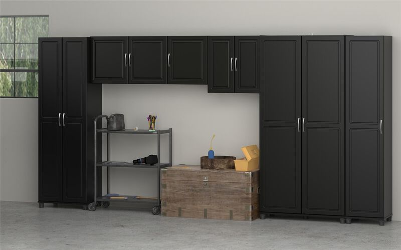 Kendall 16" Utility Storage Cabinet, Black