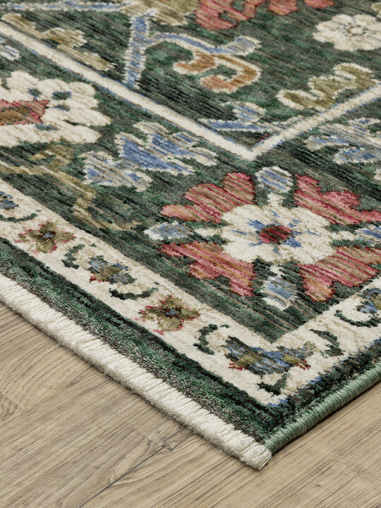 Hastings 3'10" x 5'5" Green Rug