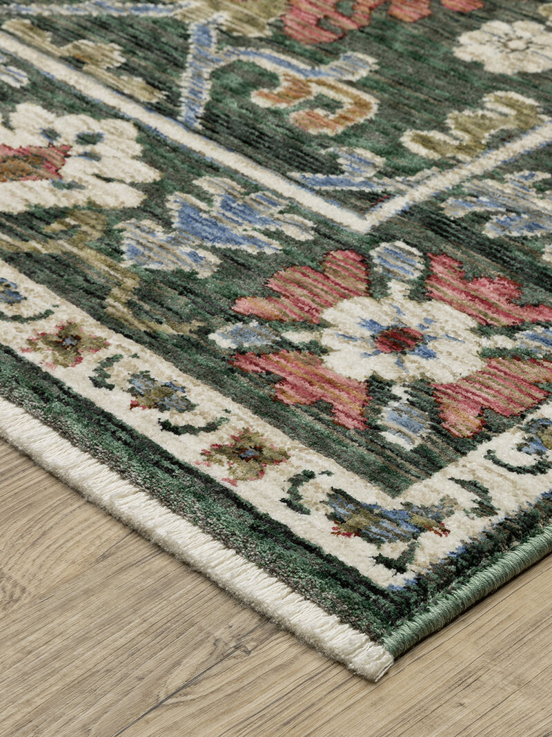 Hastings 3'10" x 5'5" Green Rug