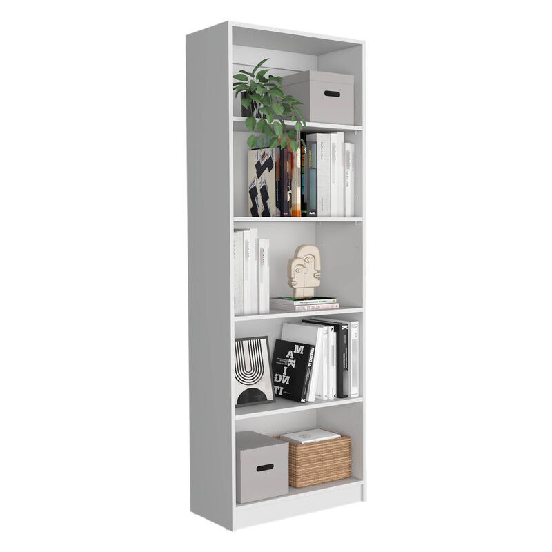 Tuin 3 Piece Living Room Set With 3 Bookcases, White