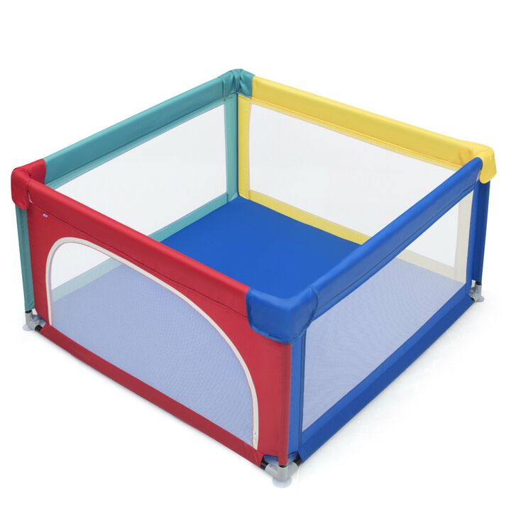 Large Safety Play Center Yard with 50 Balls for Baby Infant