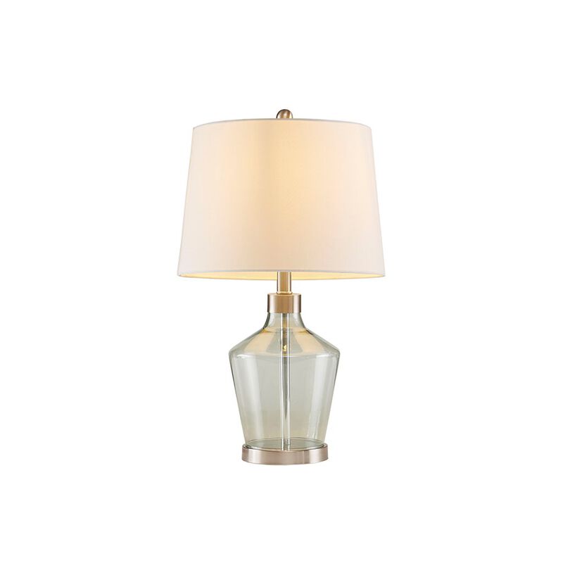 Gracie Mills Ron Set of 2 Angular Glass Table Lamps