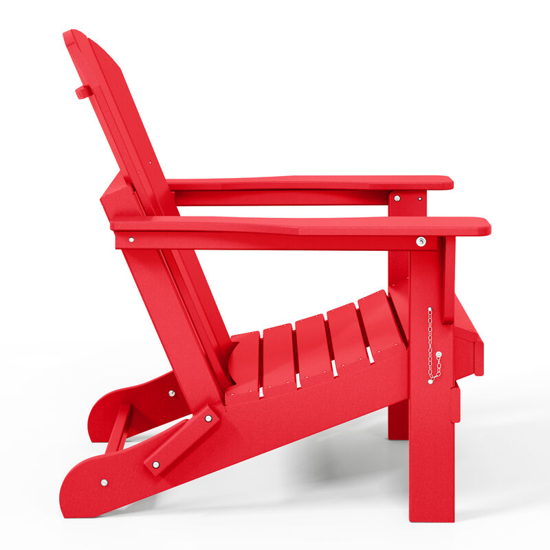 WestinTrends Westintrends 4-Piece set outdoor folding Poly Adirondack chair