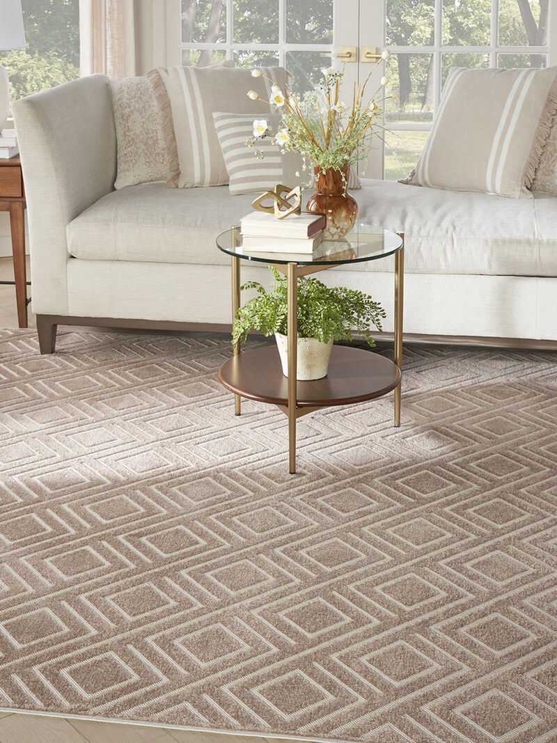 Care Free CAF03 Brown 9'2" x 12' Rug