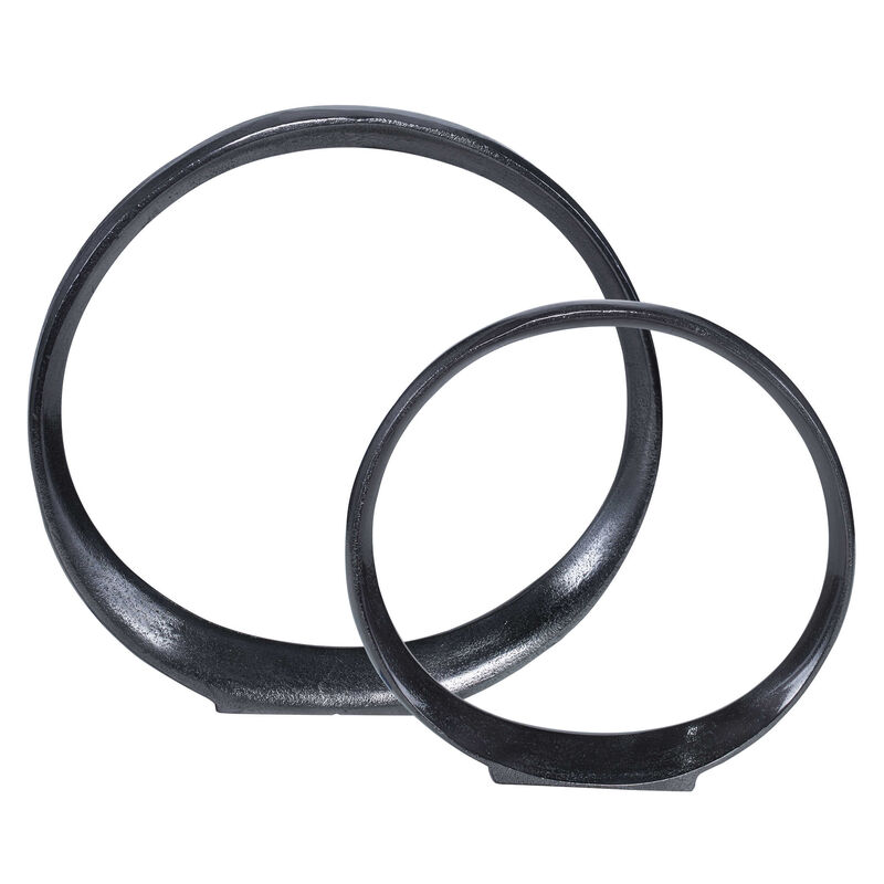 Orbits Ring Sculpture Set Of 2