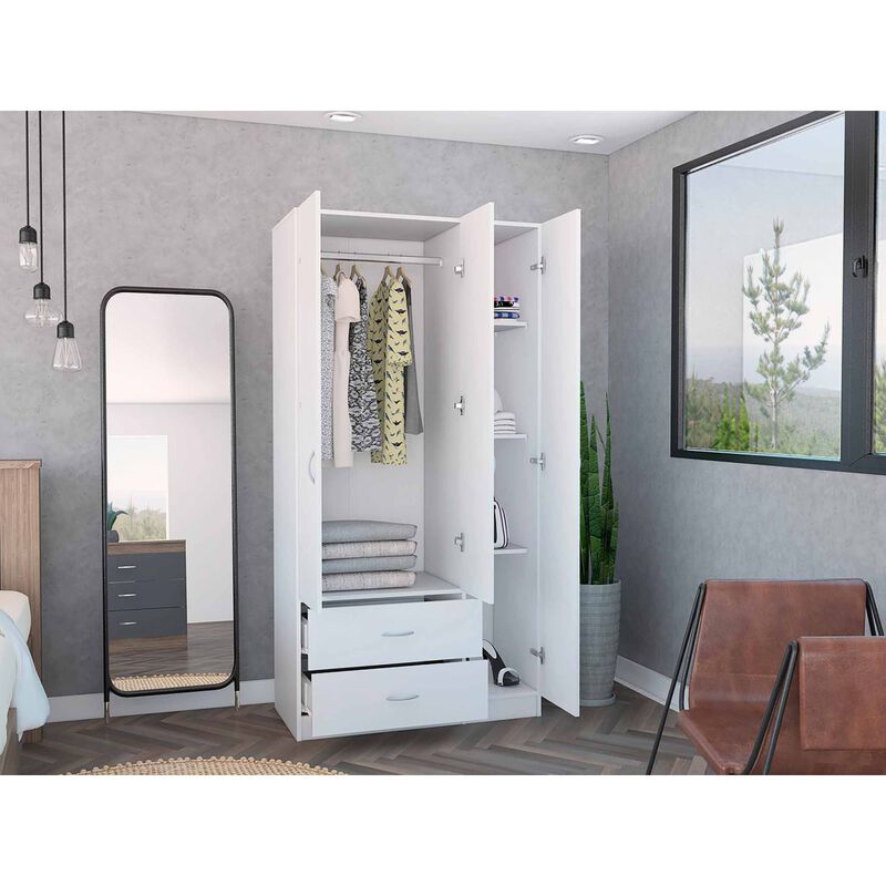 Rowaton 2-Drawer 3-Door Armoire
