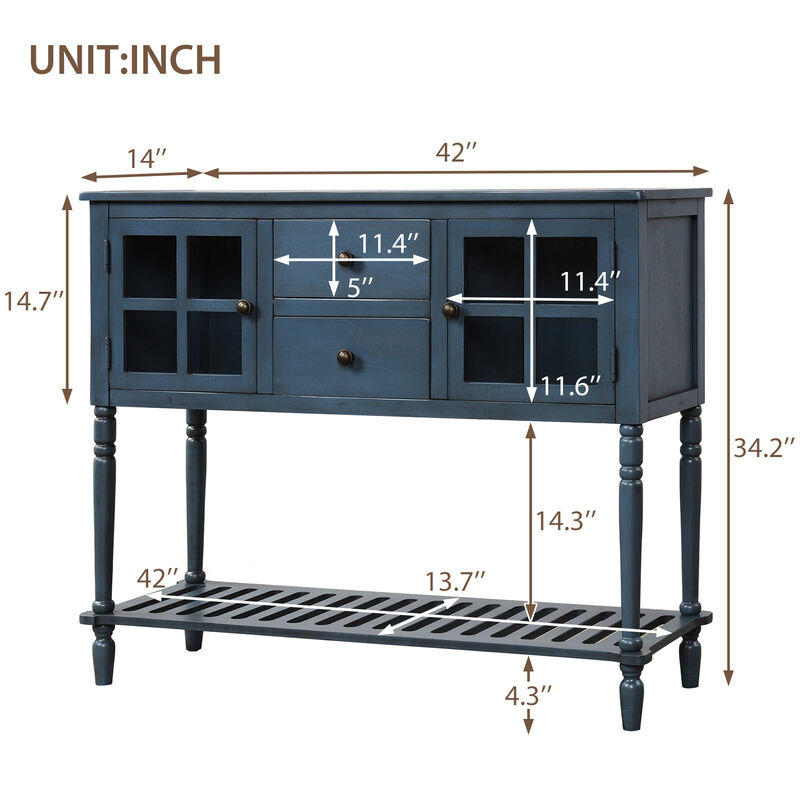 Merax Buffet Storage Cabinet Console Table