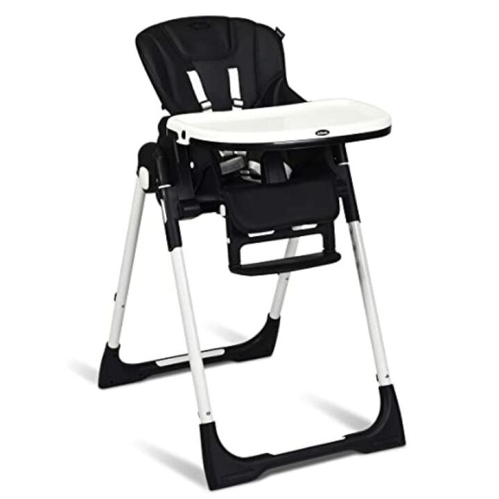 Hivvago Foldable High chair with Multiple Adjustable Backrest