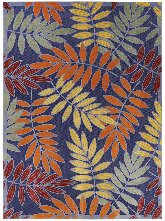 Aloha ALH18 Navy/Multicolor 9' x 12' Rug
