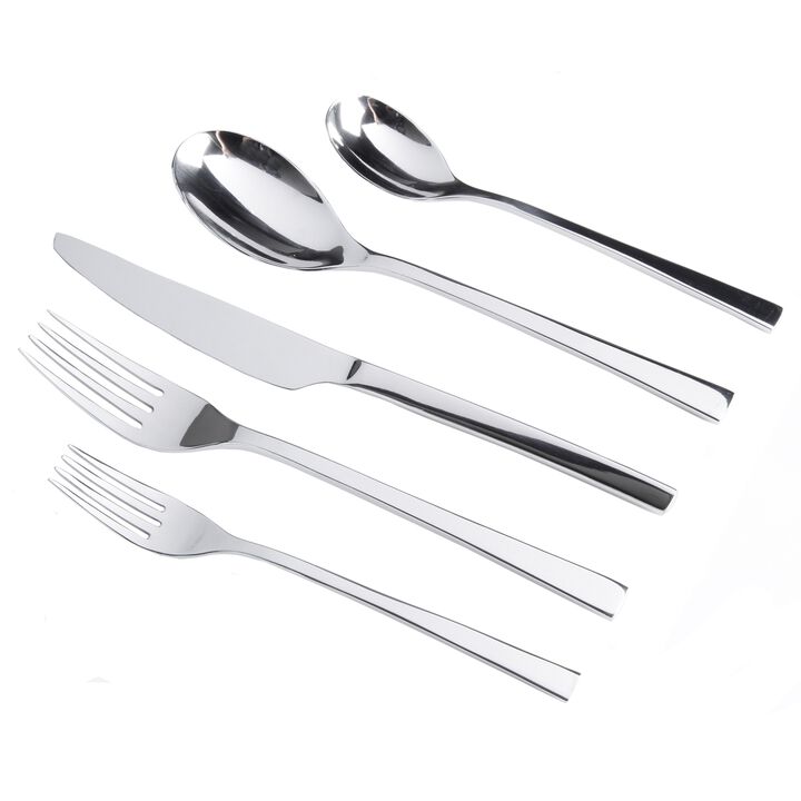 Gibson Elite Sparland 20 Piece Stainless Steel Flatware Set