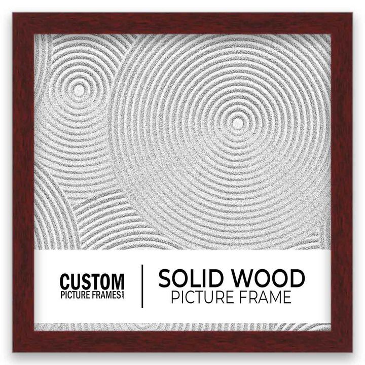 Dark Walnut Square Picture Frame