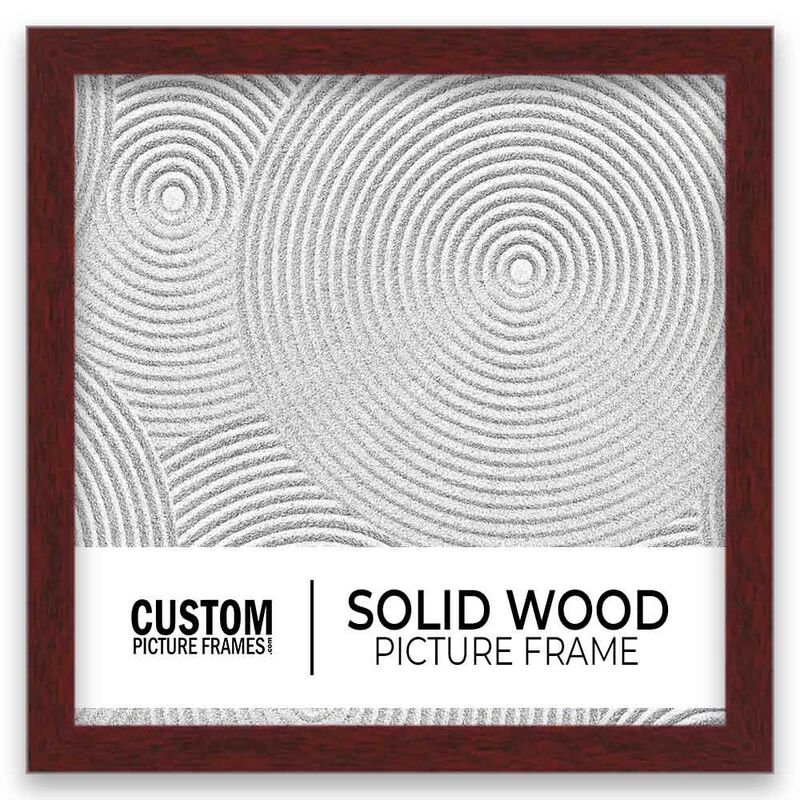 Dark Walnut Square Picture Frame