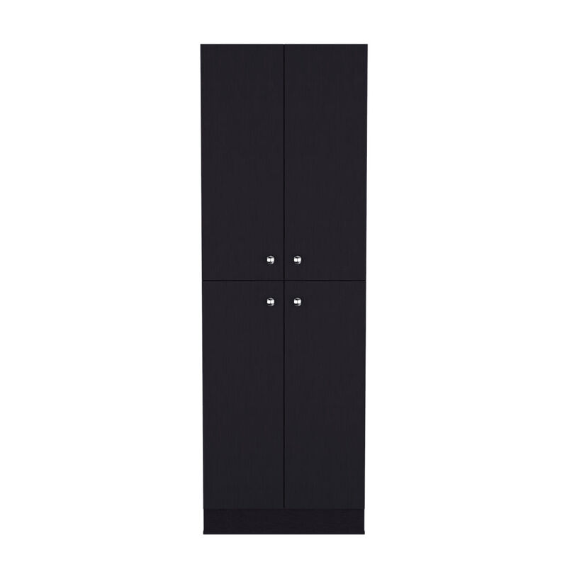 Pantry Cabinet Coahoma, Kitchen, Black