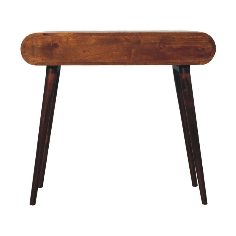 Artisan Furniture Chestnut London Open  1 Drawer Solid Wood Console