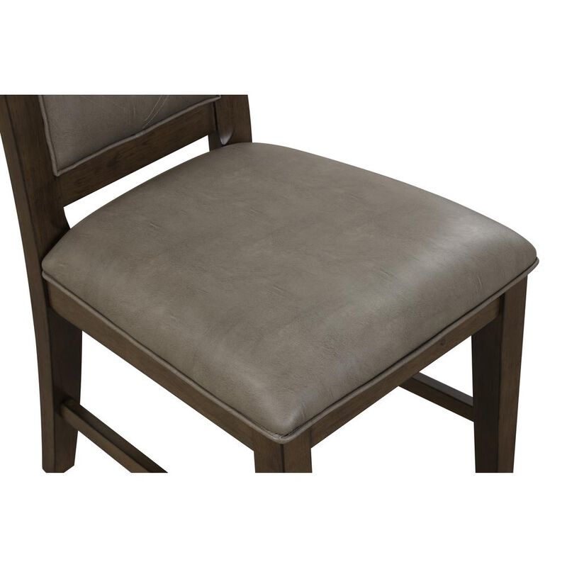 New Classic Furniture Cityscape Dining Chair-Walnut (Set of 2)