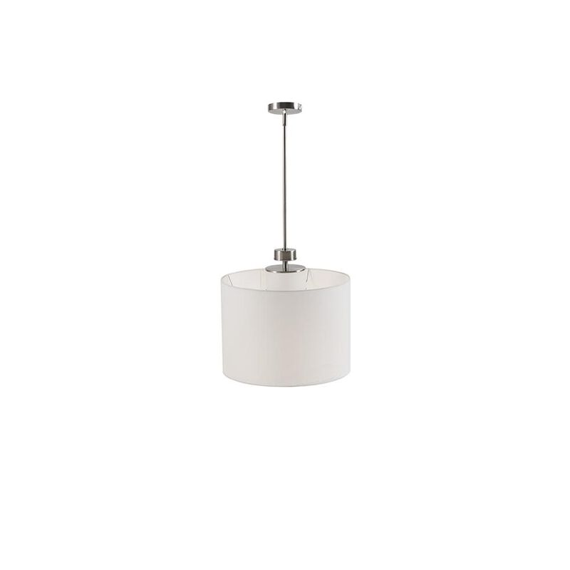 Belen Kox Pendant with White Linen Shade, Belen Kox