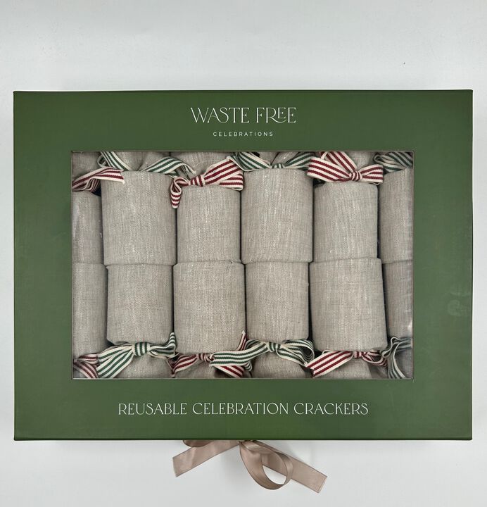 Luxury Linen (6 Reusable Christmas Crackers)