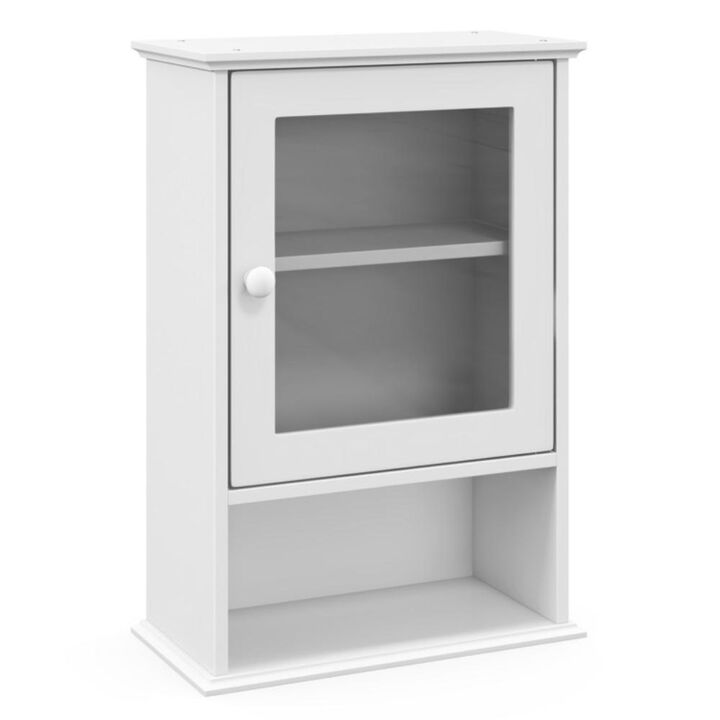 Hivvago Bathroom Wall Mounted Adjustable Hanging Storage Medicine Cabinet