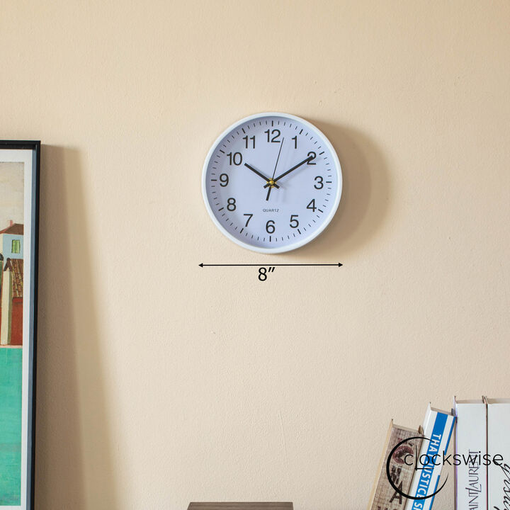 Clockswise Blue 10-In Analog Clock