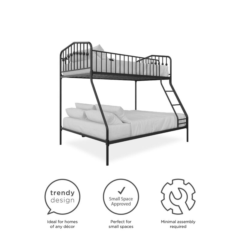 Novogratz Bushwick Metal Bunk Bed