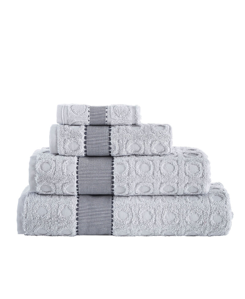 Brooks Brothers Circle in Square 2 pcs Wash Towels