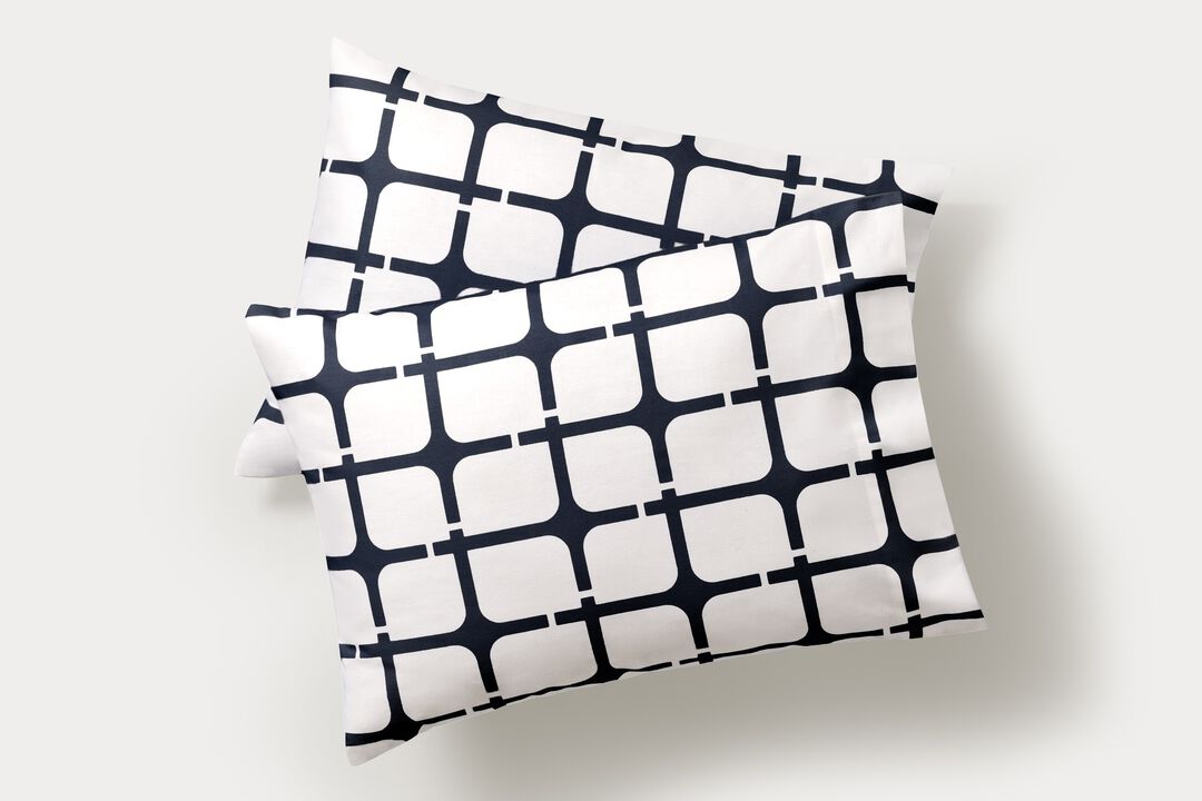 Brooks Brothers Geo Printed Cotton Oxford Pillowcase Pair
