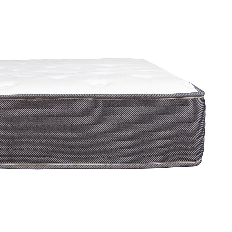 Cari 8 Inch Hybrid Full Size Mattress, Cool Gel Memory Foam, Pocket Coil - Benzara