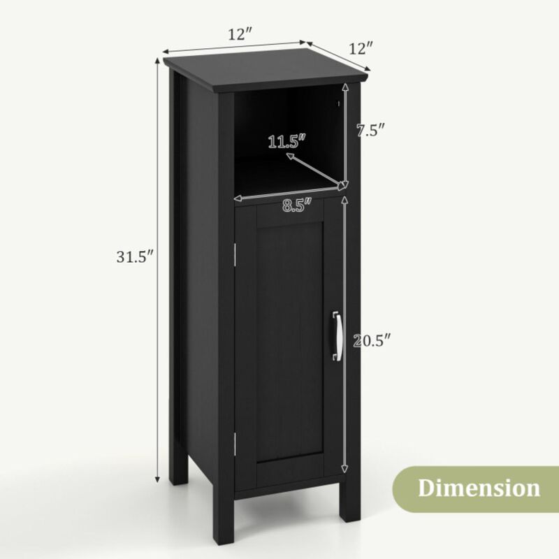 Hivvago Bathroom Storage Organizer with 2-Tier Cabinet