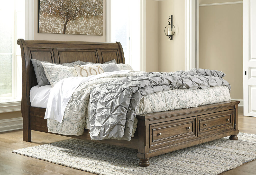 Flynnter King Sleigh Bed