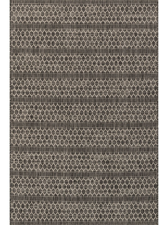 Isle IE01 Black/Grey 3'11" x 5'10" Rug