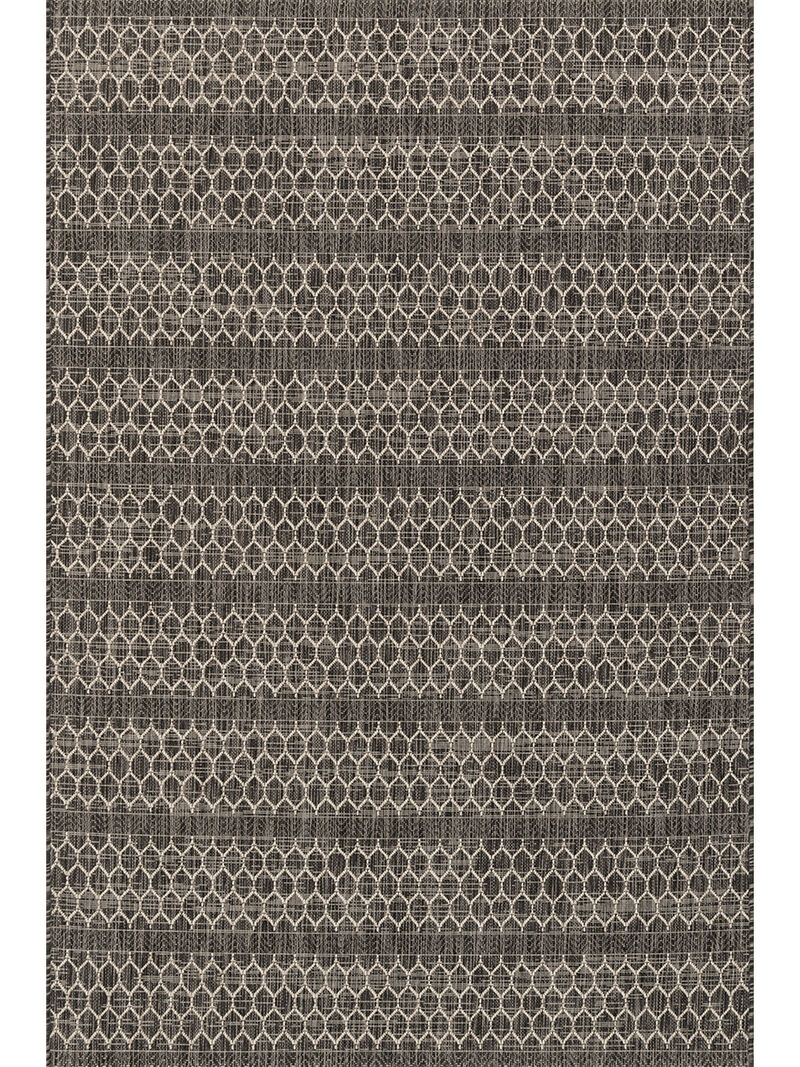 Isle IE01 Black/Grey 3'11" x 5'10" Rug
