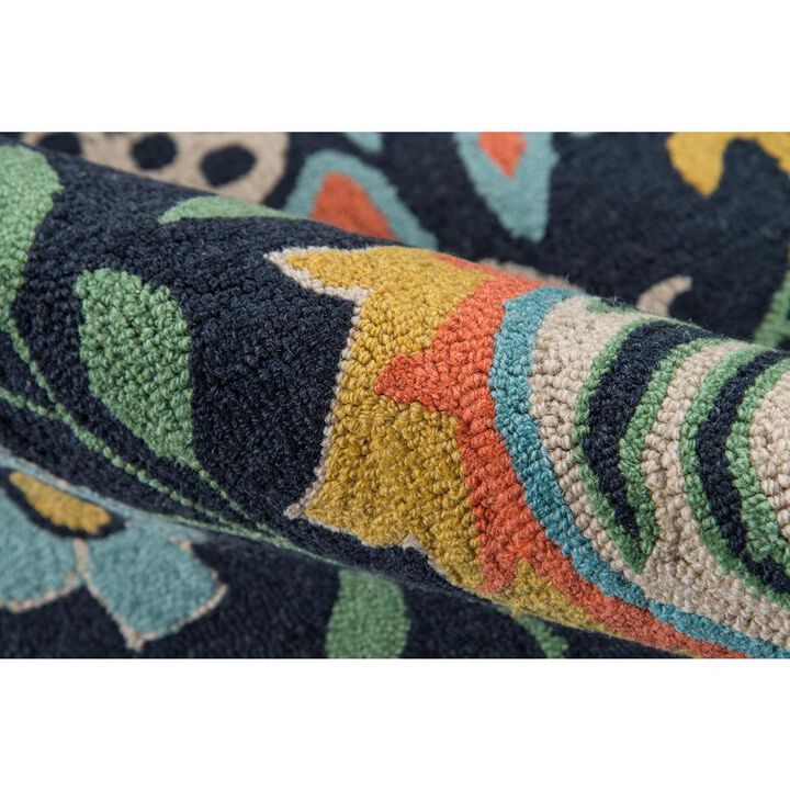 Momeni Casual Rectangle Area Rug, Navy, 8' X 10'