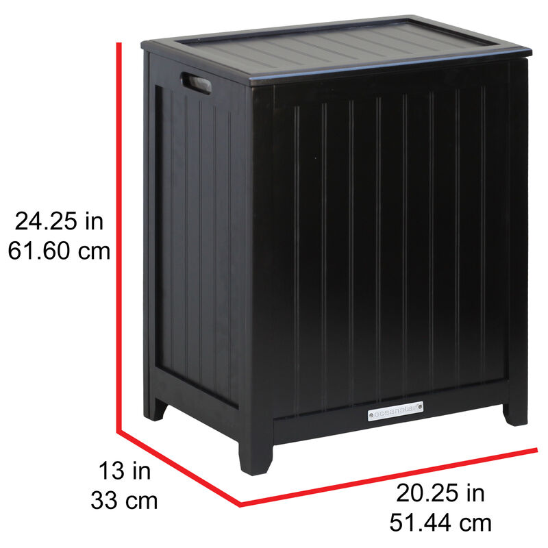 Oceanstar Design   Laundry Hamper with Interior Bag