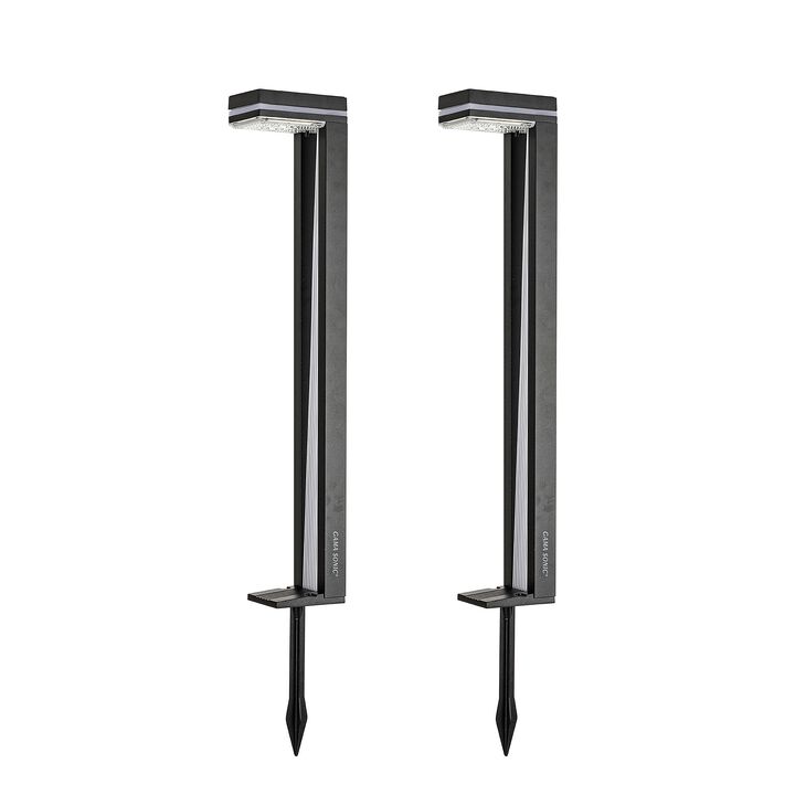 Sentry Modern Pathway Light - Blue Accent - 2 PK