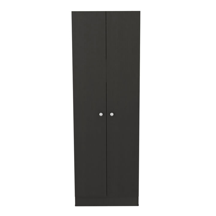 Multi Storage Pantry Cabinet, Five Shelves, Double Door Cabinet