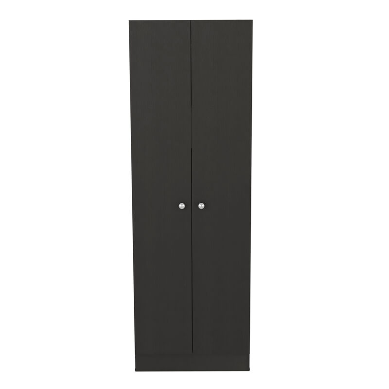 Multi Storage Pantry Cabinet, Five Shelves, Double Door Cabinet