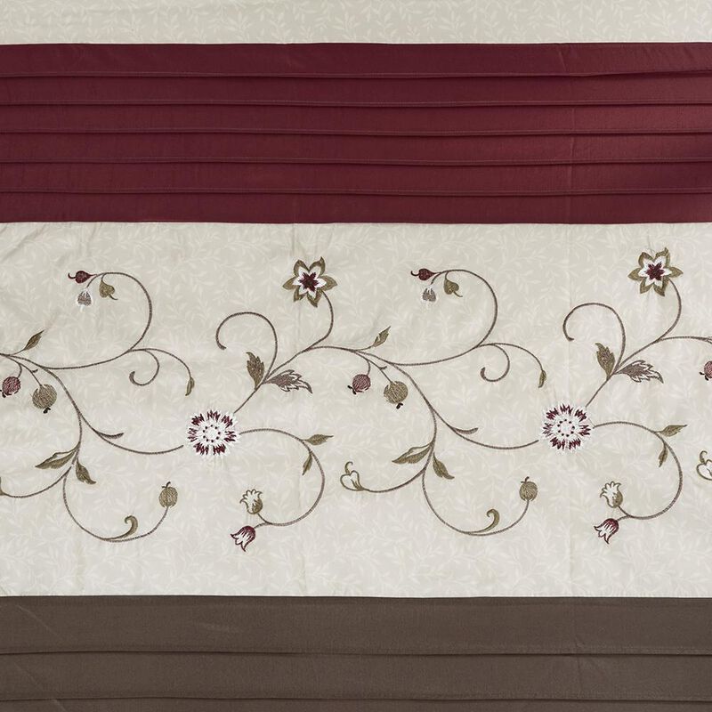 Belen Kox Serene Faux Silk Lined Shower Curtain, Belen Kox