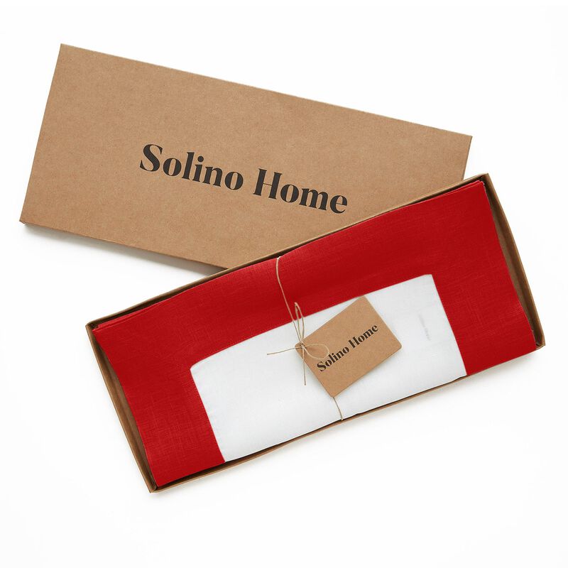 Solino Home 100% Pure Linen Table Runner | Contempo