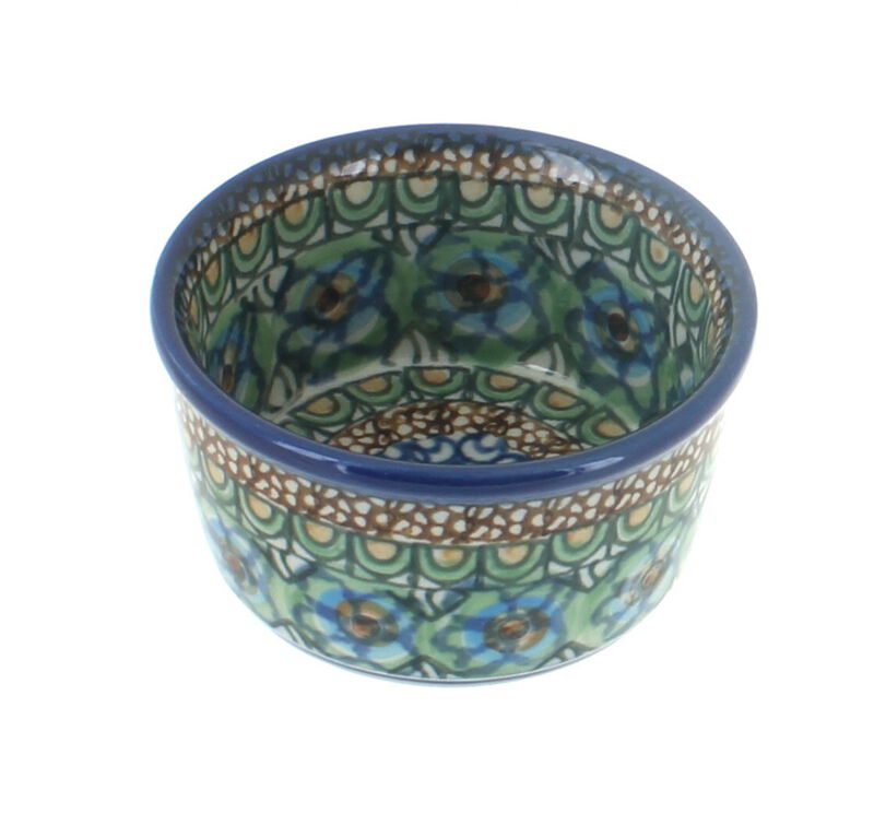 Blue Rose Polish Pottery Eliza Small Deep Ramekin