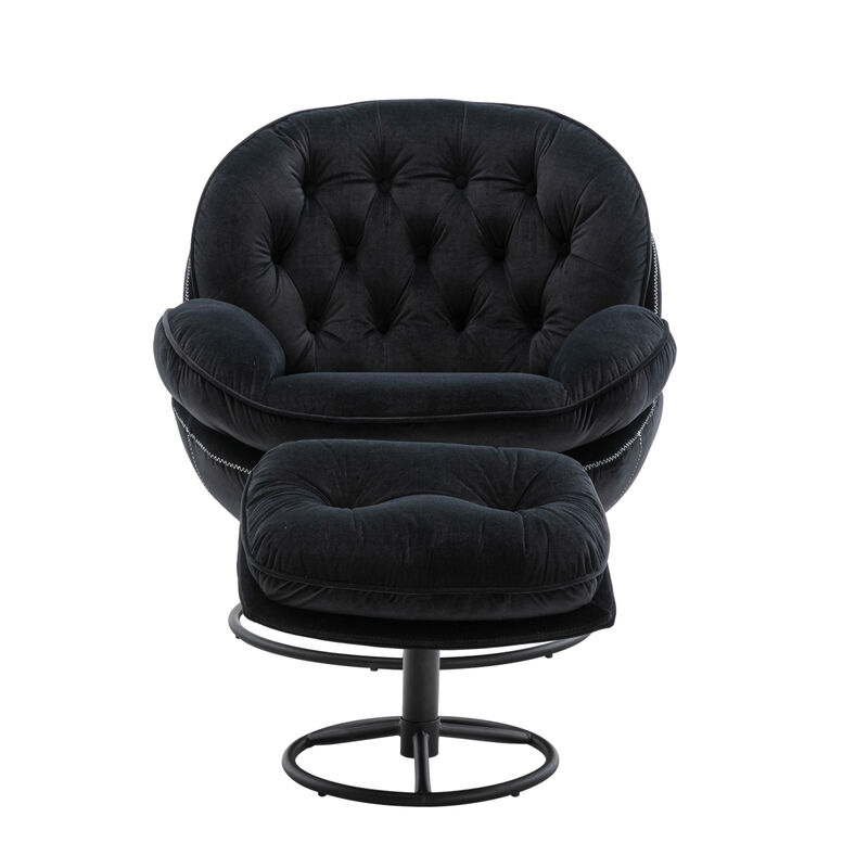 TV Chair Living room Chair with Ottoman