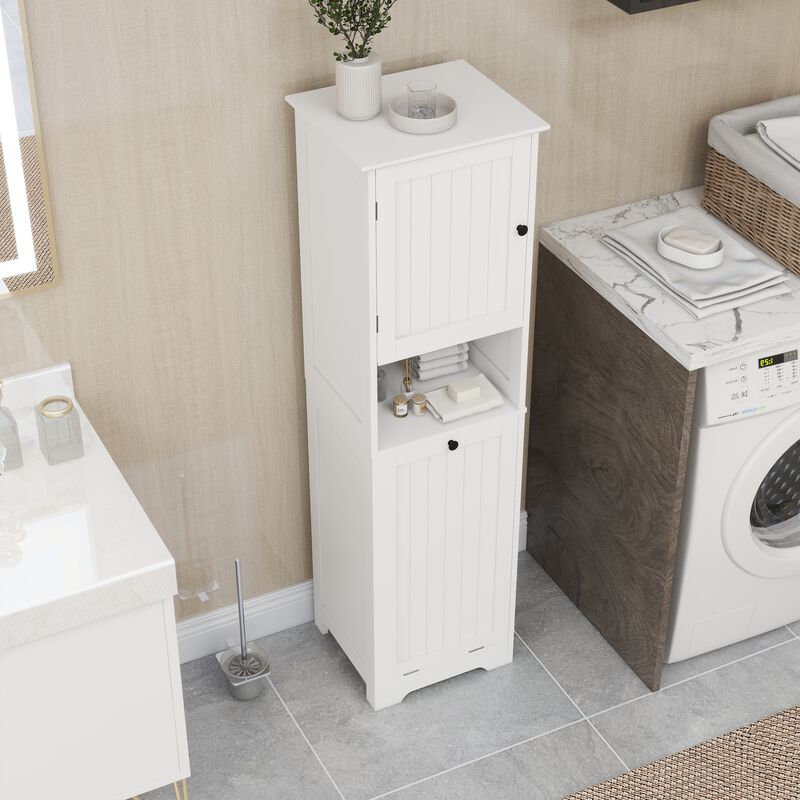 One-Compartment One-Door Tilt-Out Laundry Sorter Cabinet