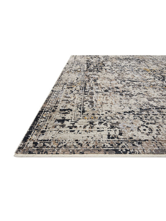 Leigh LEI03 Charcoal/Taupe 18" x 18" Sample Rug