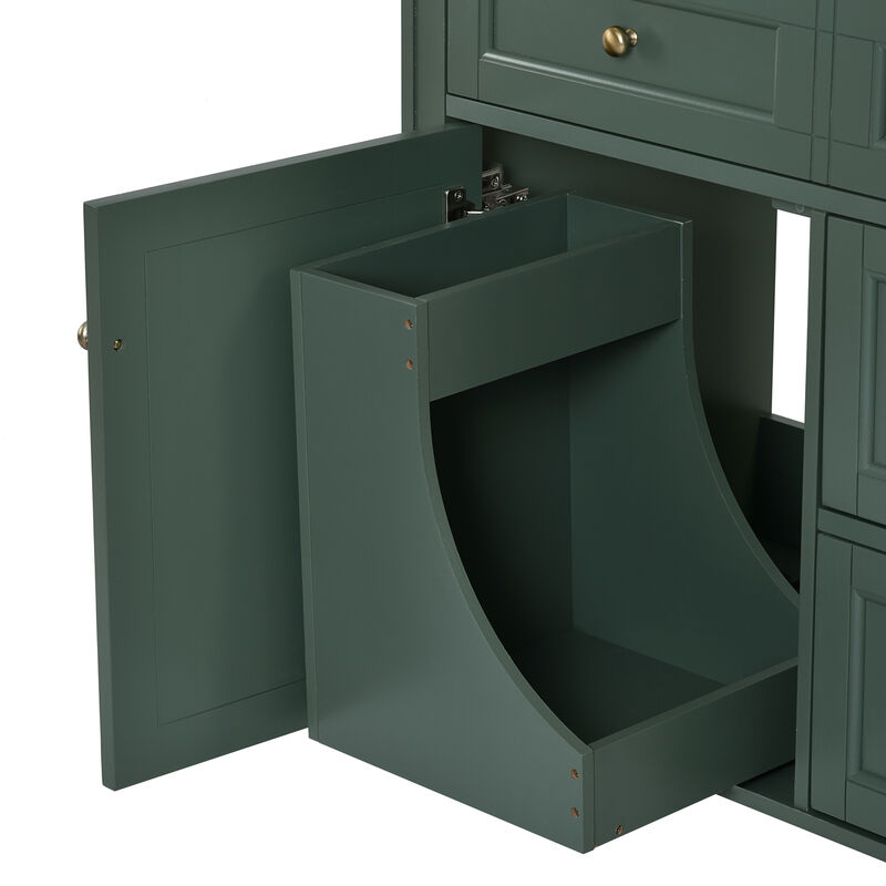 Merax Modern Bathroom Vanity Base with 2 Drawers