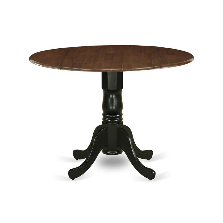 Dining Table Walnut & Black
