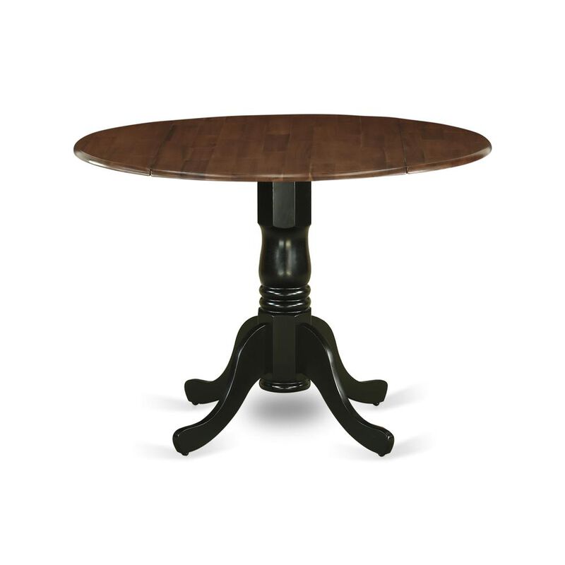 Dining Table Walnut & Black